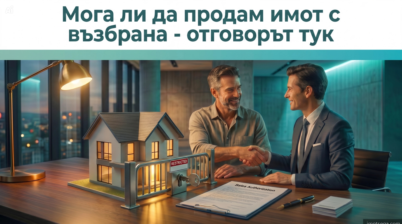 Мога ли да продам имот с възбрана - отговорът тук