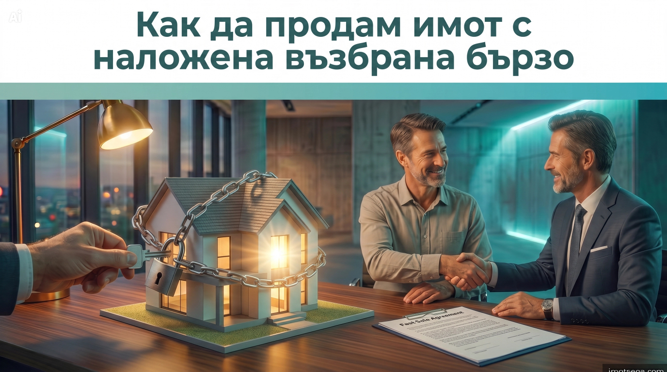 Как да продам имот с наложена възбрана бързо