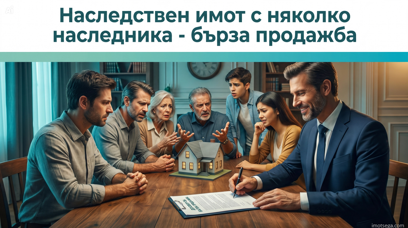Наследствен имот с няколко наследника - бърза продажба