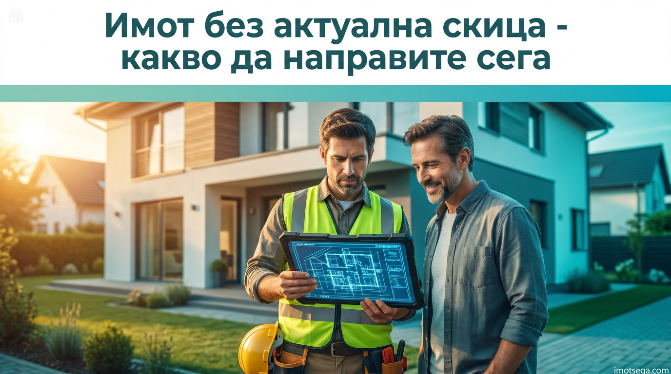 Имот без актуална скица - какво да направите сега