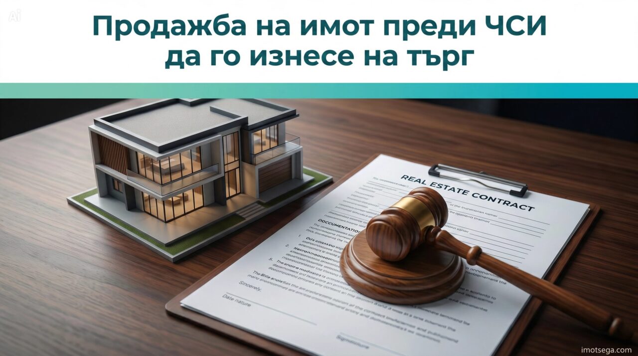 продажба на имот преди чси да го изнесе на търг