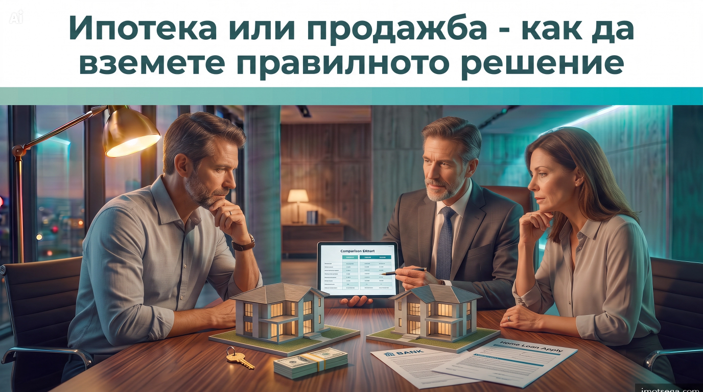 Ипотека или продажба - как да вземете правилното решение