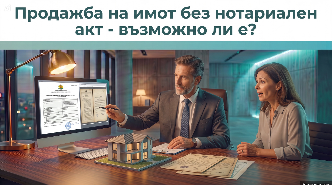 Продажба на имот без нотариален акт - възможно ли е?