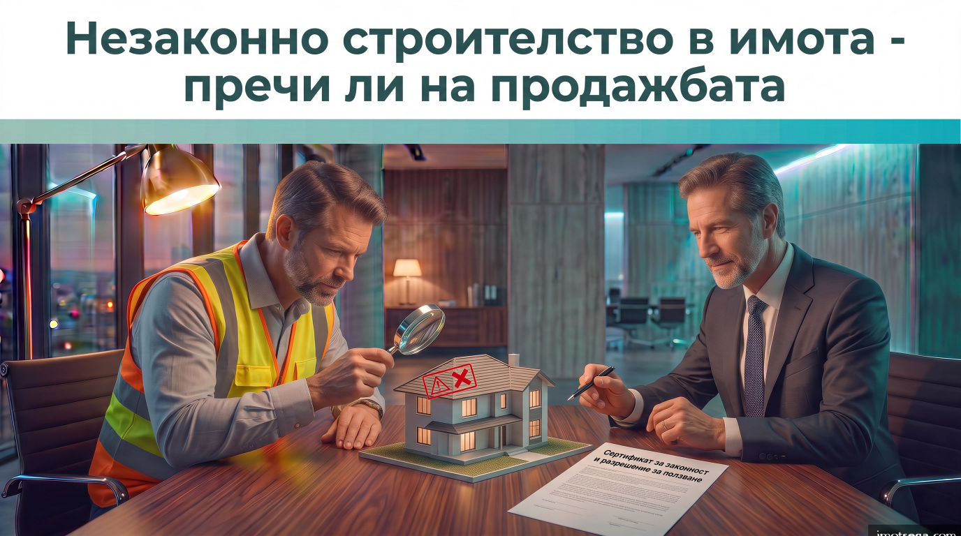 Незаконно строителство в имота - пречи ли на продажбата