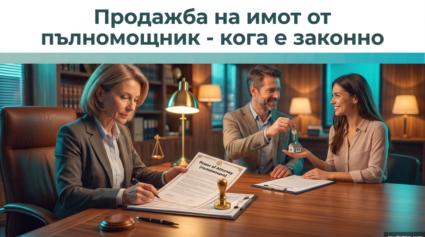 Продажба на имот от пълномощник - кога е законн