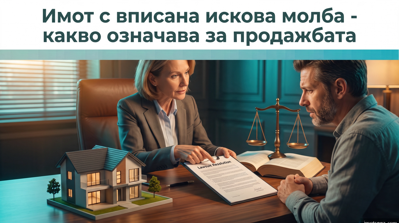 Имот с вписана искова молба - какво означава за продажбата