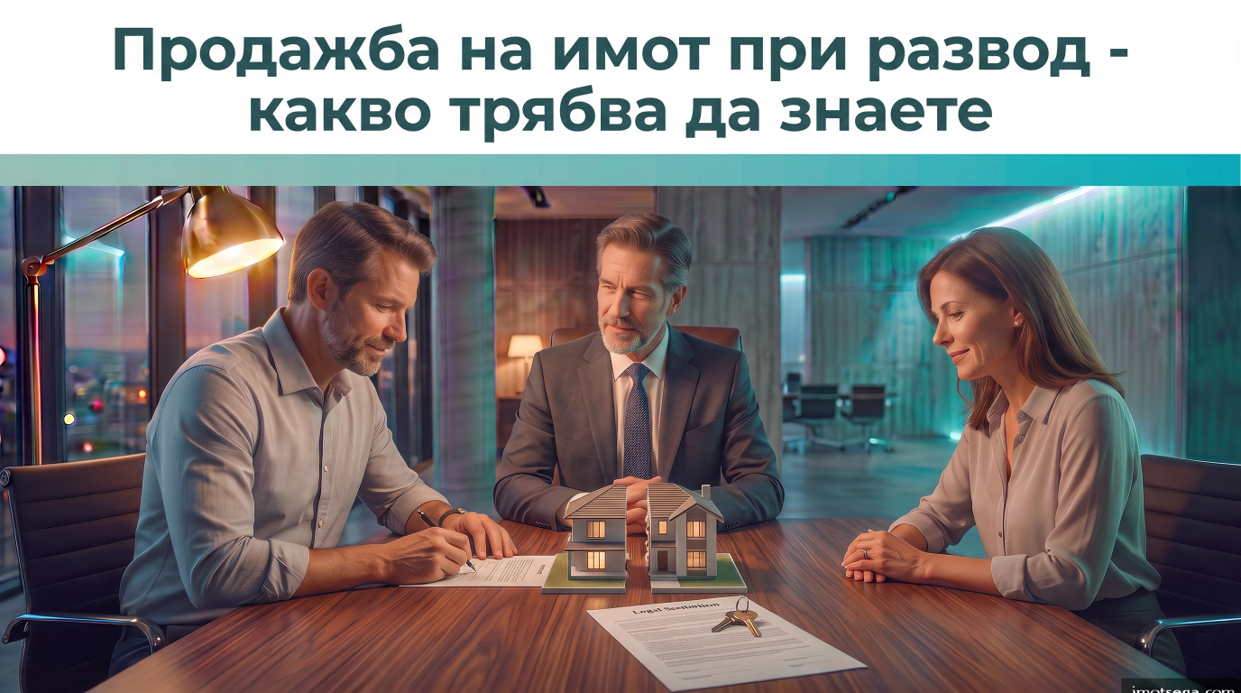 Продажба на имот при развод - какво трябва да знаете
